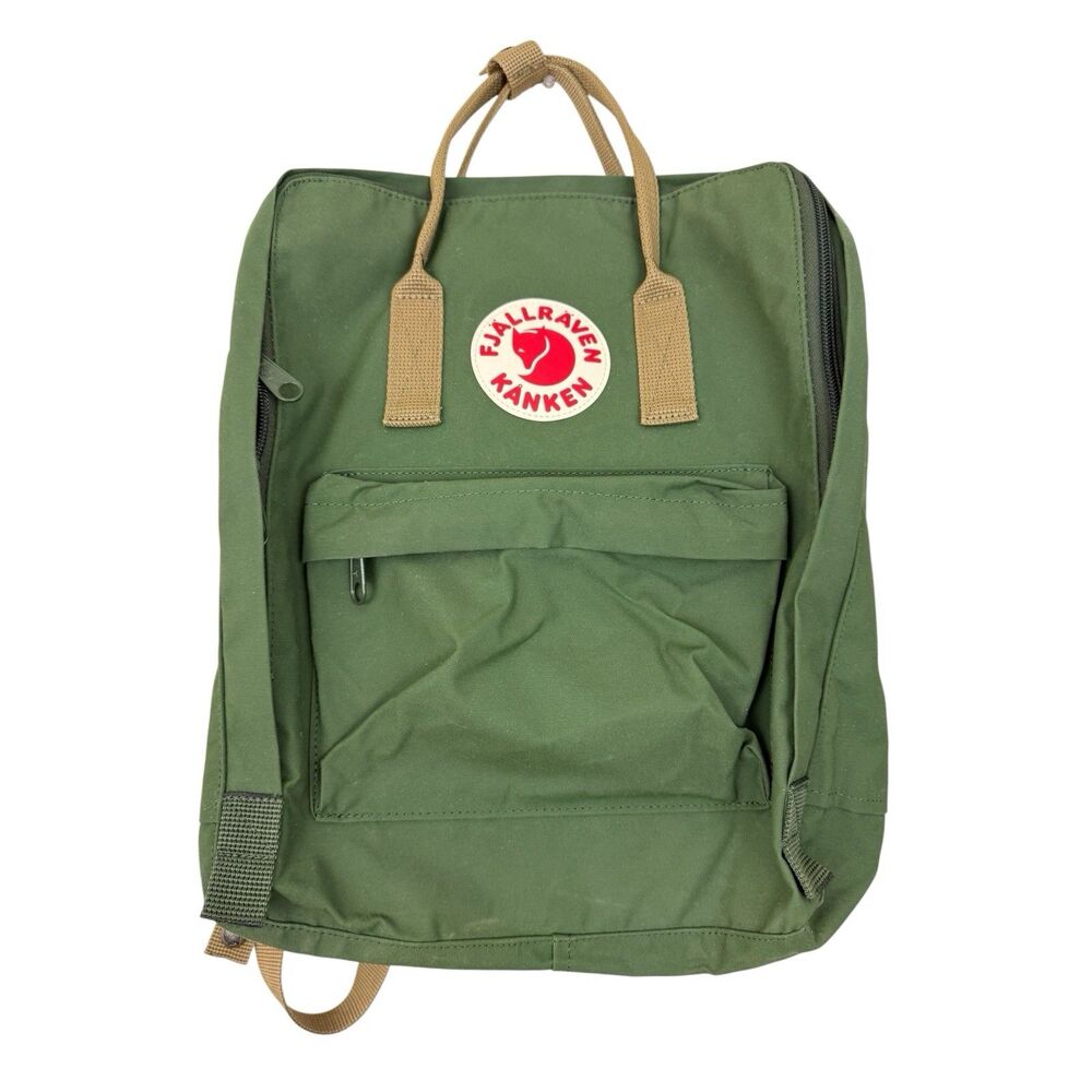 Fjallraven Kanken Backpack Green Sweden Laptop Storage 15x11x4